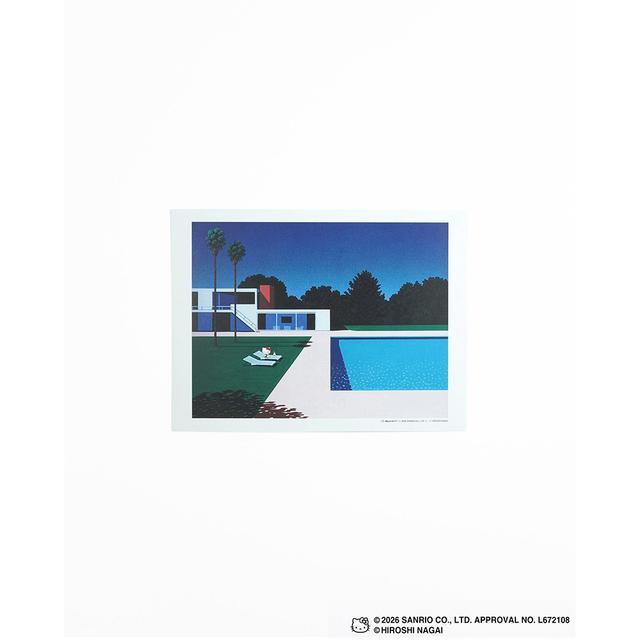 HIROSHI NAGAI（永井博） × HELLO KITTY （ハローキティ） ポスター / KTHN-PT Untitled 3
