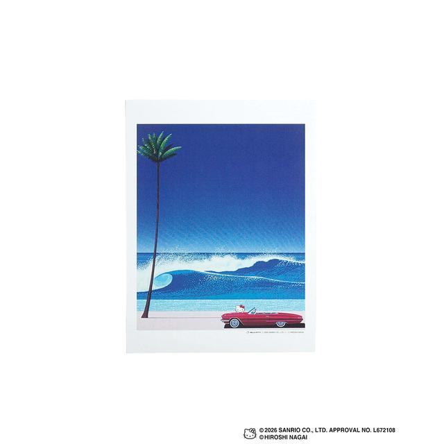 HIROSHI NAGAI（永井博） × HELLO KITTY （ハローキティ） ポスター / KTHN-PT Untitled 2
