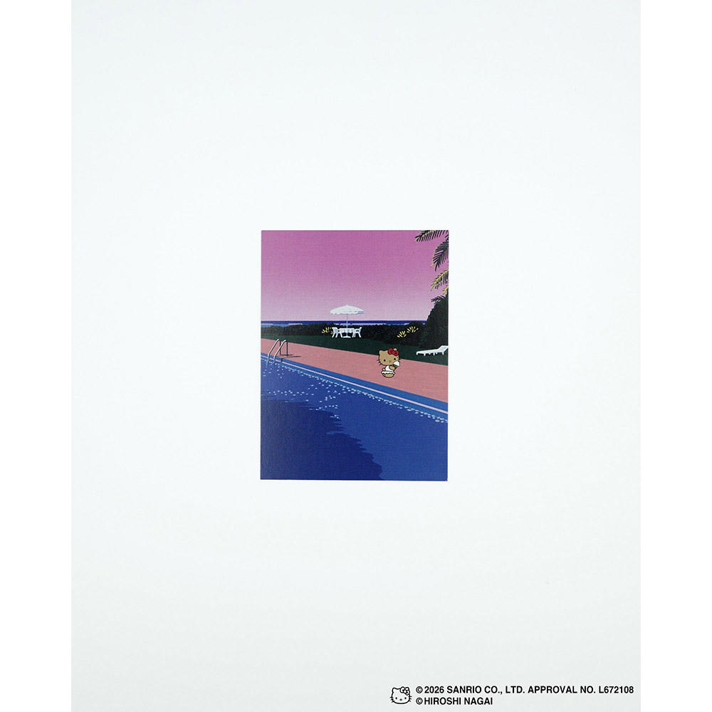 HIROSHI NAGAI（永井博） × HELLO KITTY （ハローキティ） KEY HOLDER / KTHN-AKS Untitled 5