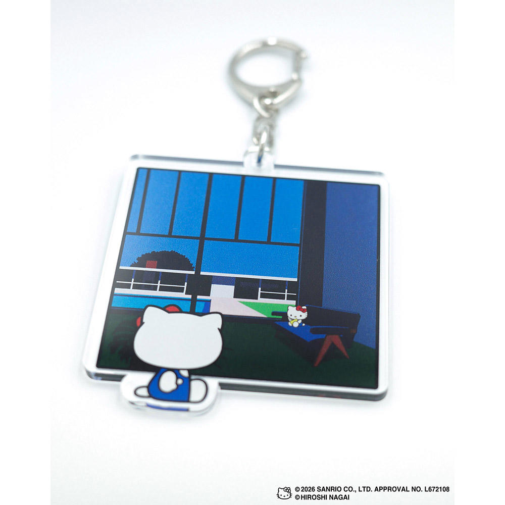 HIROSHI NAGAI（永井博） × HELLO KITTY （ハローキティ） KEY HOLDER / KTHN-AKS Untitled 4