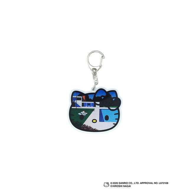 HIROSHI NAGAI（永井博） × HELLO KITTY （ハローキティ） KEY HOLDER / KTHN-AKF Untitled 3