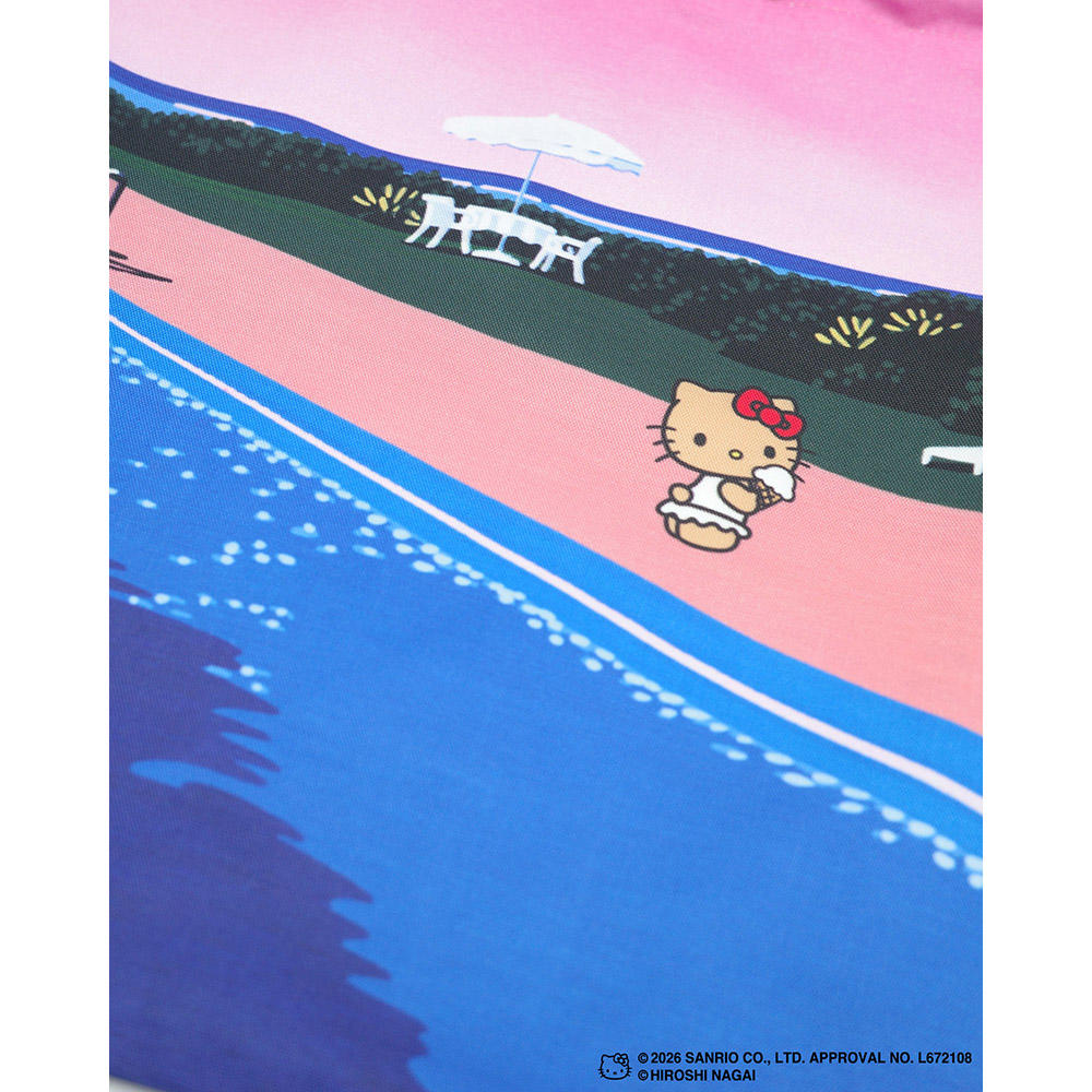 HIROSHI NAGAI（永井博） × HELLO KITTY （ハローキティ） DRAWSTRING BAG / KTHN-DB Untitled 5