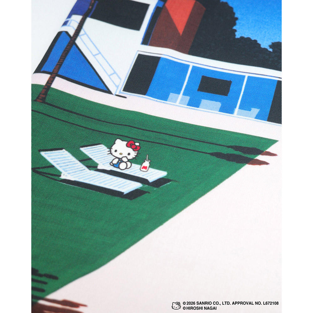 HIROSHI NAGAI（永井博） × HELLO KITTY （ハローキティ） DRAWSTRING BAG / KTHN-DB Untitled 3