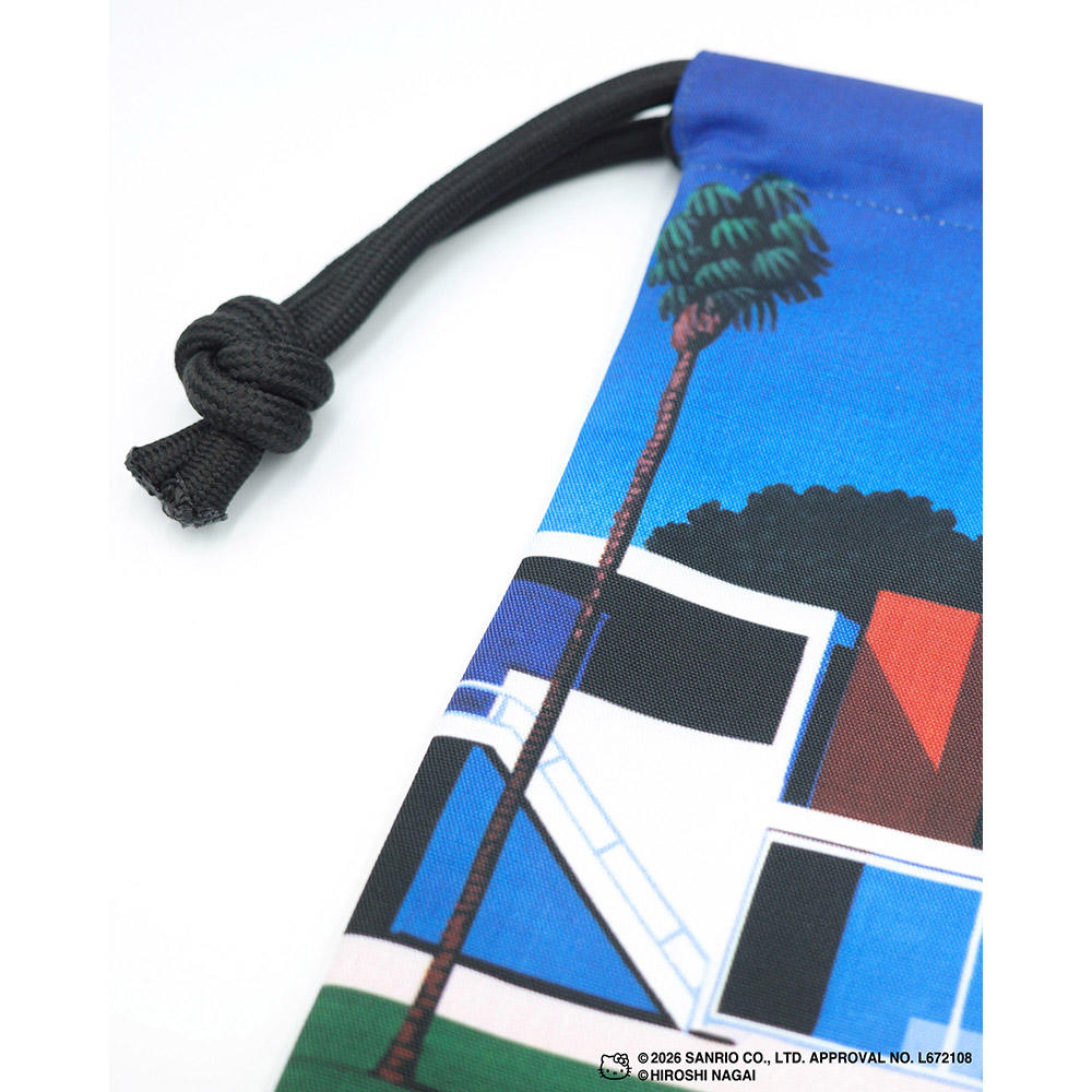HIROSHI NAGAI（永井博） × HELLO KITTY （ハローキティ） DRAWSTRING BAG / KTHN-DB Untitled 3