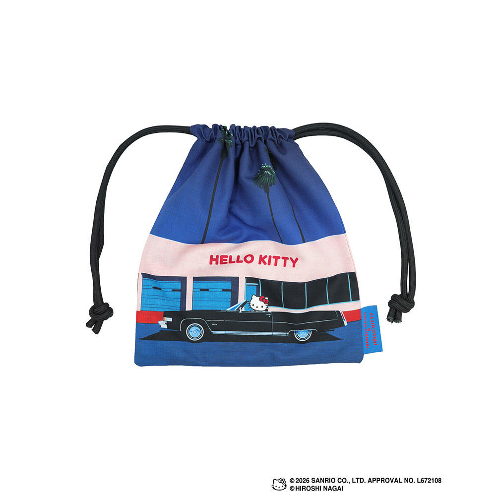 HIROSHI NAGAI（永井博） × HELLO KITTY （ハローキティ） DRAWSTRING BAG / KTHN-DB Untitled 1