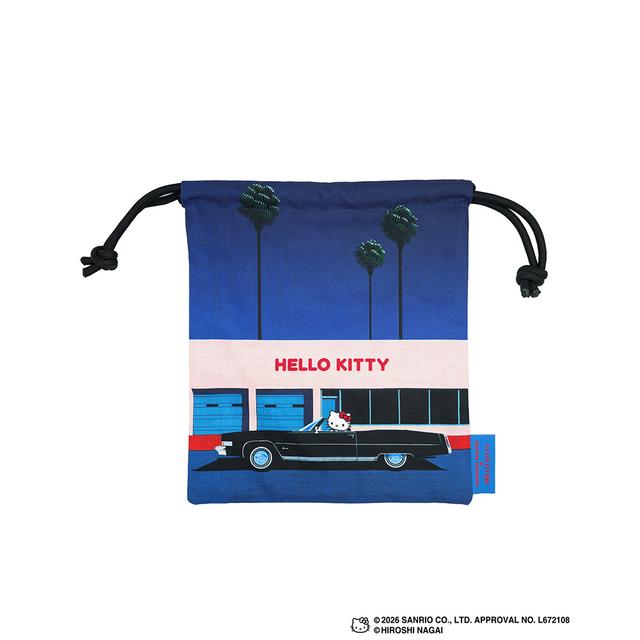 HIROSHI NAGAI（永井博） × HELLO KITTY （ハローキティ） DRAWSTRING BAG / KTHN-DB Untitled 1