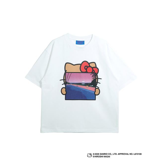 HIROSHI NAGAI（永井博） × HELLO KITTY （ハローキティ）S/S　Tシャツ / KTHN-ST Untitled 5