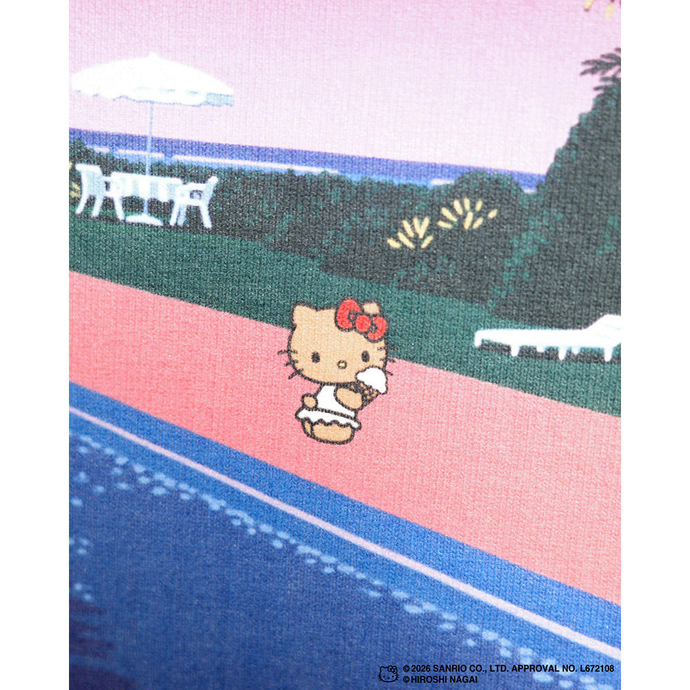 HIROSHI NAGAI（永井博） × HELLO KITTY （ハローキティ）S/S　Tシャツ / KTHN-ST Untitled 5