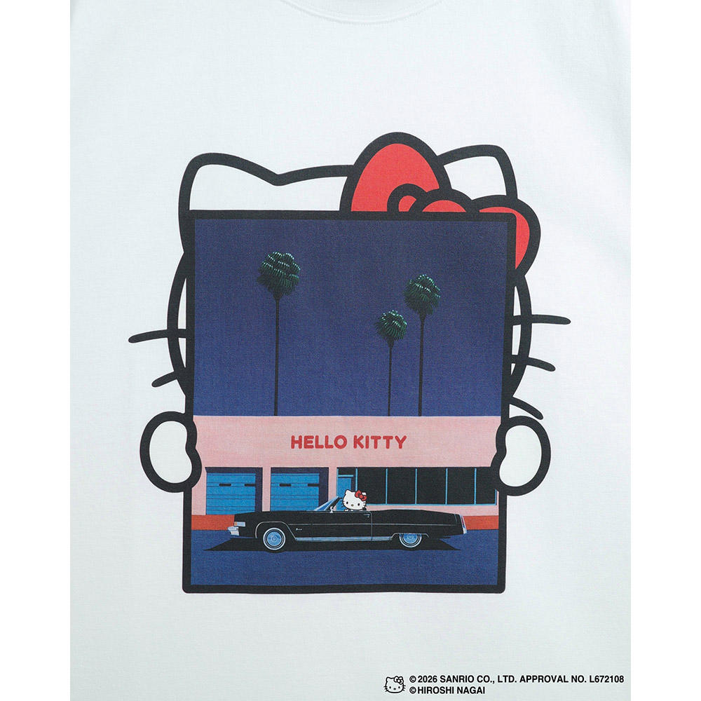 HIROSHI NAGAI（永井博） × HELLO KITTY （ハローキティ）S/S　Tシャツ / KTHN-ST Untitled 1