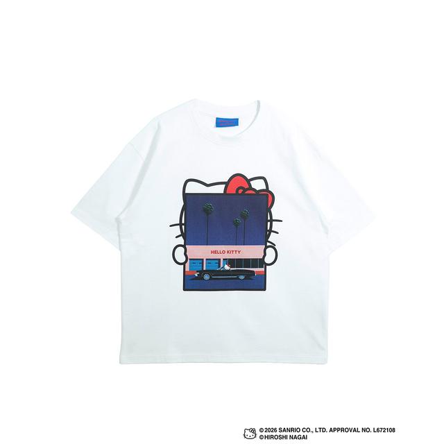 HIROSHI NAGAI（永井博） × HELLO KITTY （ハローキティ）S/S　Tシャツ / KTHN-ST Untitled 1