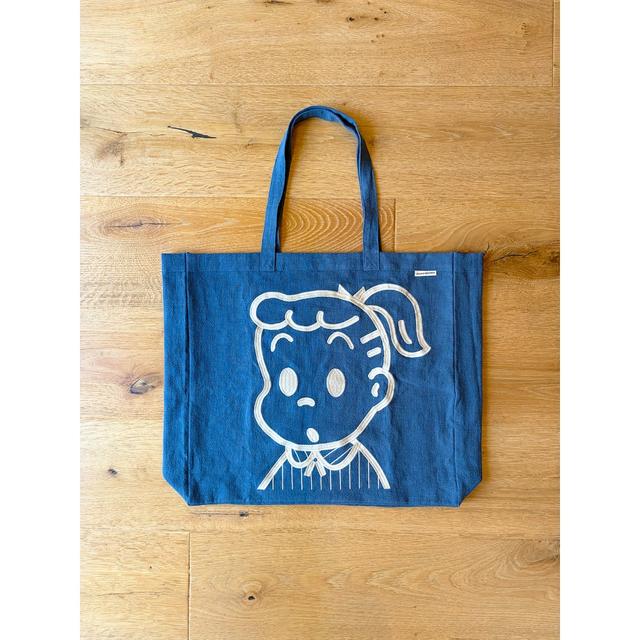 【予約受付中】【蔦屋書店感謝祭_202609】millvalley OSAMU GOODS big square bag_blue ※2026年9月4日発売以降順次発送予定）