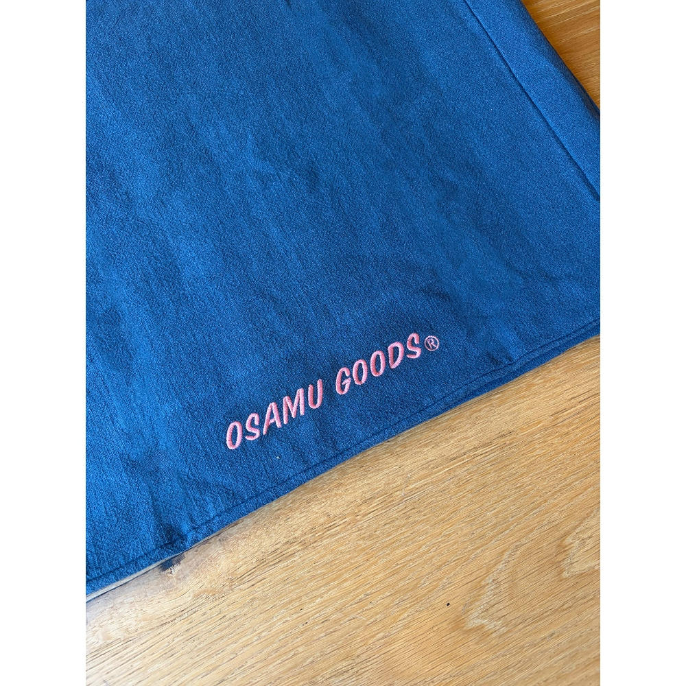 【予約受付中】【蔦屋書店感謝祭_202609】millvalley OSAMU GOODS big square bag_blue ※2026年9月4日発売以降順次発送予定）