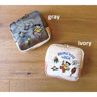 【予約受付中】【蔦屋書店感謝祭_202609】millvalley OSAMU GOODS lucky pouch_gray ※2026年9月4日発売以降順次発送予定）