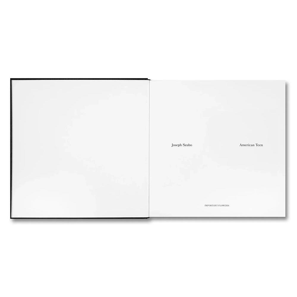 【予約】AMERICAN TEEN by Joseph Szabo（ジョセフ・スザボ）作品集　※8月下旬〜9月入荷予定