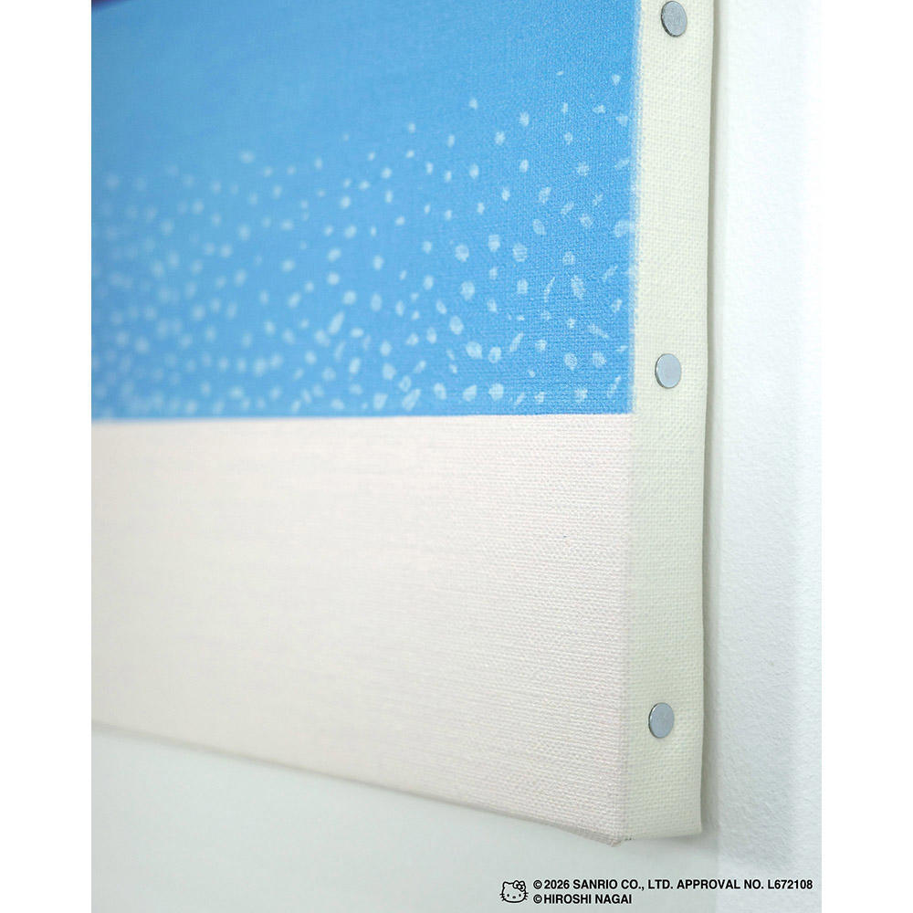 【受注生産：10月下旬頃お届け予定】HIROSHI NAGAI（永井博） × HELLO KITTY （ハローキティ） CANVAS PRINT  / KTHN-CP Untitled 3 ※通常商品との同時購入不可