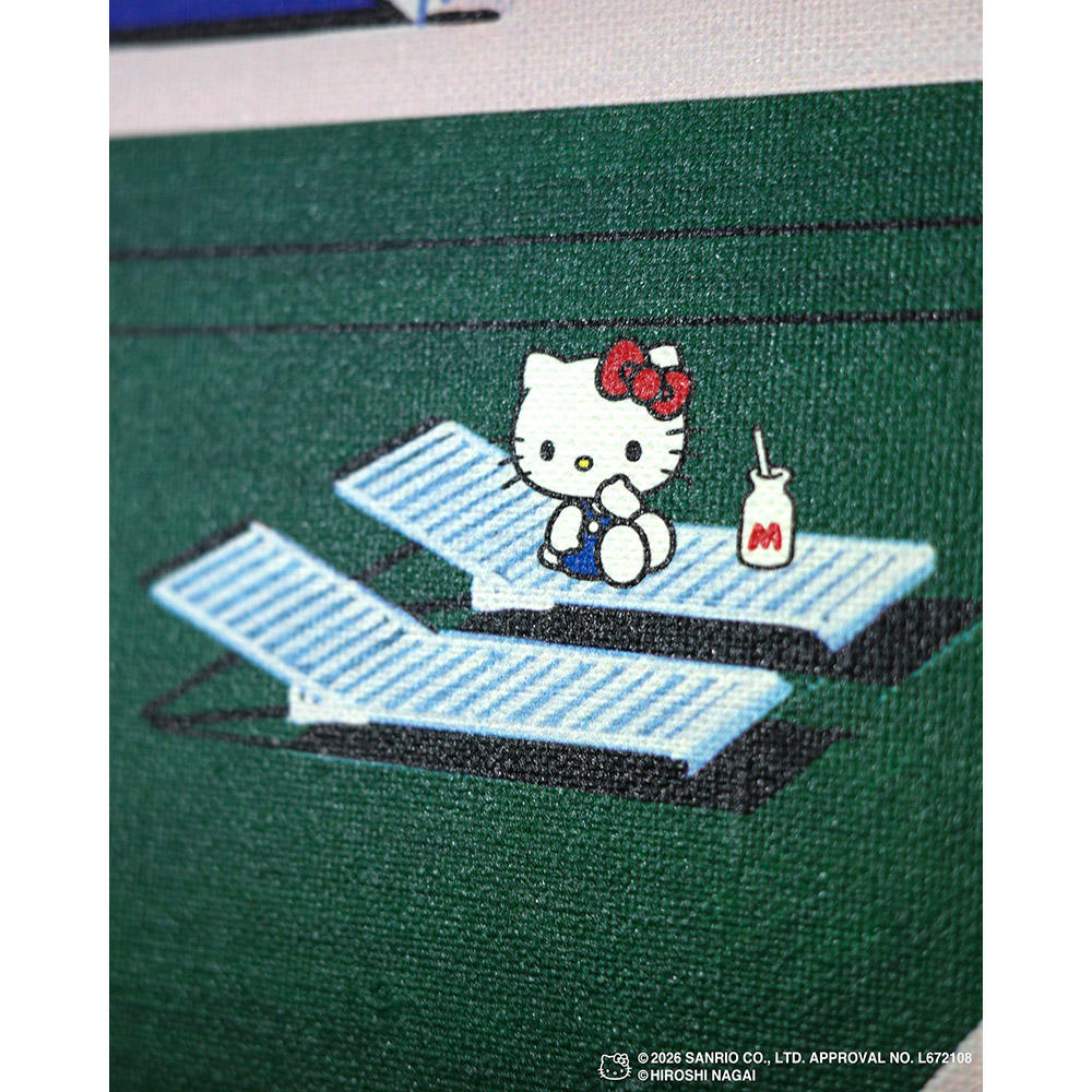【受注生産：10月下旬頃お届け予定】HIROSHI NAGAI（永井博） × HELLO KITTY （ハローキティ） CANVAS PRINT  / KTHN-CP Untitled 3 ※通常商品との同時購入不可