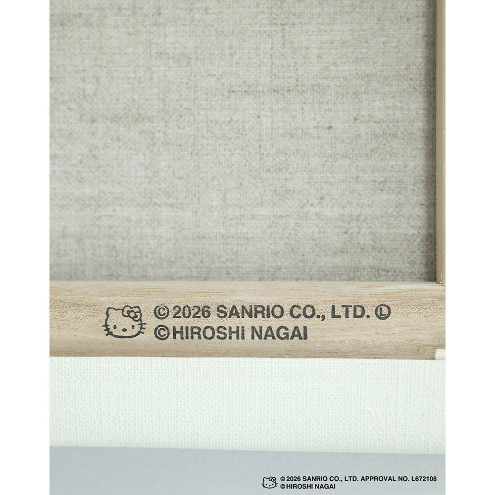 【受注生産：10月下旬頃お届け予定】HIROSHI NAGAI（永井博） × HELLO KITTY （ハローキティ）CANVAS PRINT  / KTHN-CP Untitled 2 ※通常商品との同時購入不可