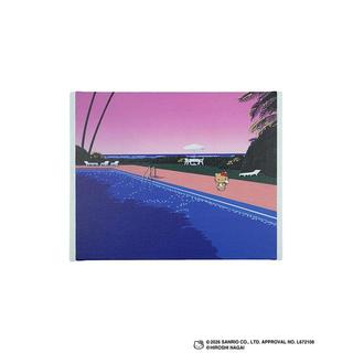 【受注生産：10月下旬頃お届け予定】HIROSHI NAGAI（永井博） × HELLO KITTY （ハローキティ） CANVAS PRINT  / KTHN-CP Untitled 5 ※通常商品との同時購入不可