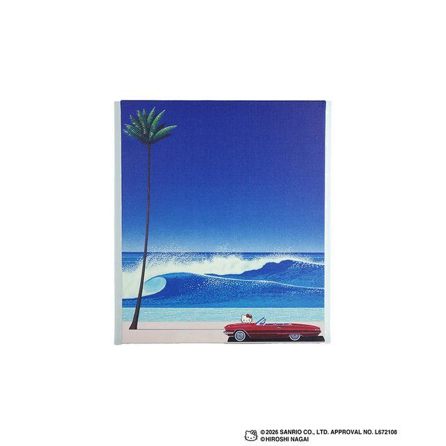 【受注生産：10月下旬頃お届け予定】HIROSHI NAGAI（永井博） × HELLO KITTY （ハローキティ）CANVAS PRINT  / KTHN-CP Untitled 2 ※通常商品との同時購入不可