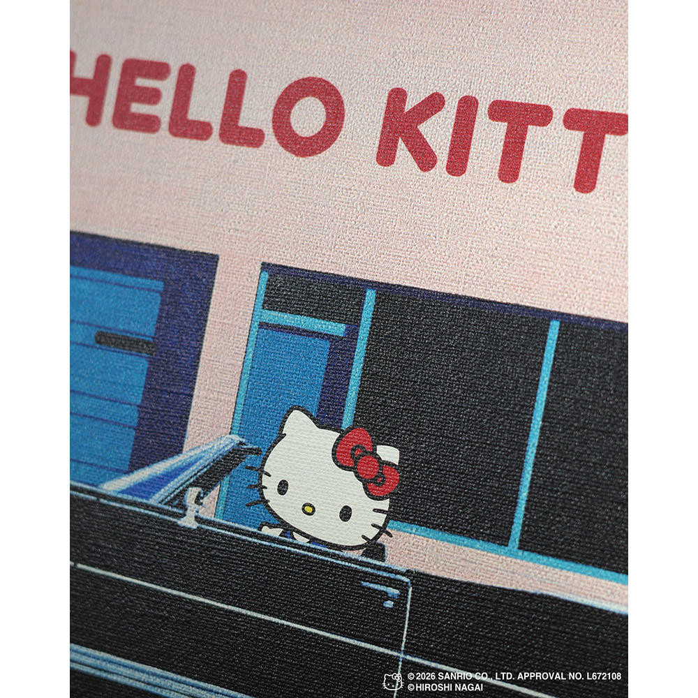 【受注生産：10月下旬頃お届け予定】HIROSHI NAGAI（永井博） × HELLO KITTY （ハローキティ） CANVAS PRINT  / KTHN-CP Untitled 1 ※通常商品との同時購入不可