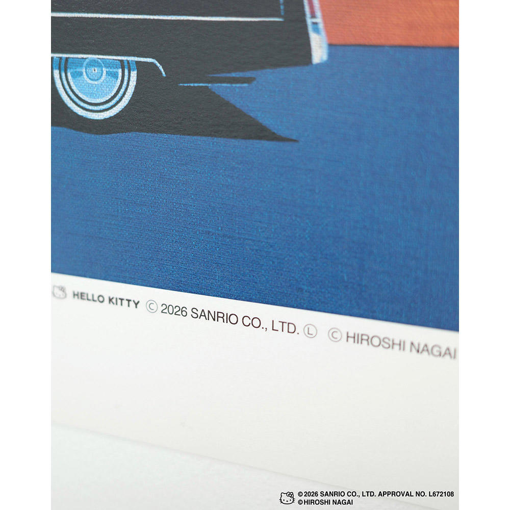 【受注生産：10月下旬頃お届け予定】HIROSHI NAGAI（永井博） × HELLO KITTY （ハローキティ） ポスター / KTHN-PT Untitled 1※通常商品との同時購入不可