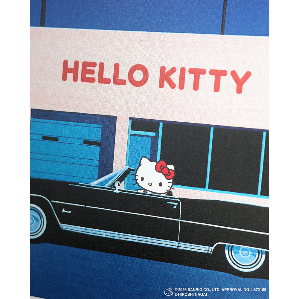 【受注生産：10月下旬頃お届け予定】HIROSHI NAGAI（永井博） × HELLO KITTY （ハローキティ） ポスター / KTHN-PT Untitled 1※通常商品との同時購入不可
