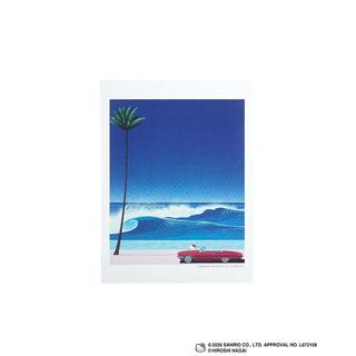 【受注生産：10月下旬頃お届け予定】HIROSHI NAGAI（永井博） × HELLO KITTY （ハローキティ） ポスター / KTHN-PT Untitled 2※通常商品との同時購入不可
