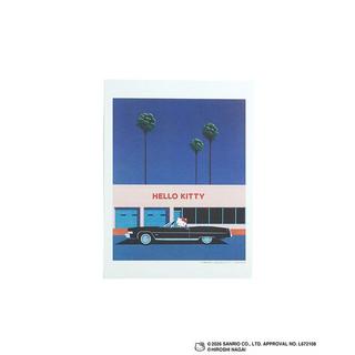 【受注生産：10月下旬頃お届け予定】HIROSHI NAGAI（永井博） × HELLO KITTY （ハローキティ） ポスター / KTHN-PT Untitled 1※通常商品との同時購入不可