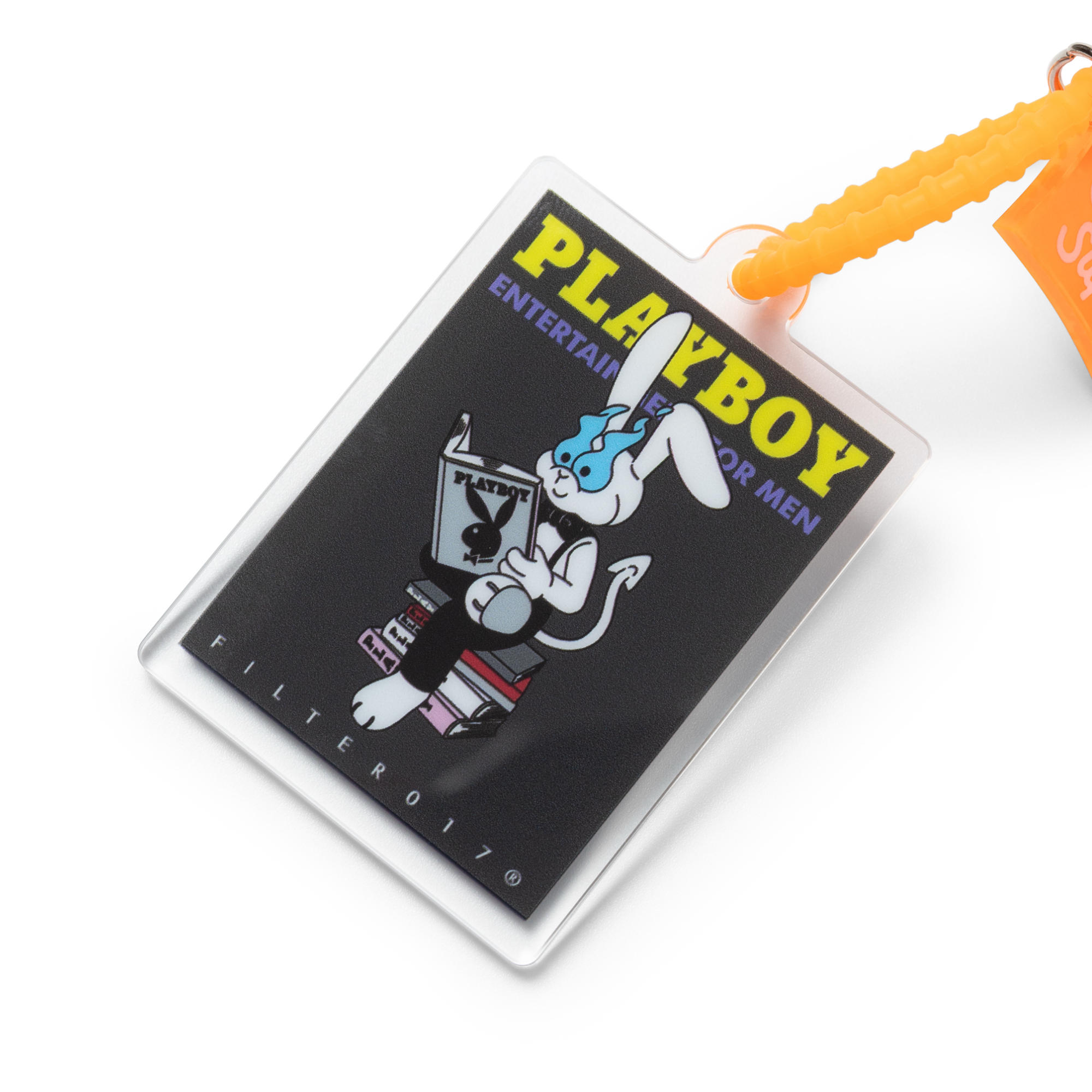 Playboy アクリルーチャーム-Reading / ブラック