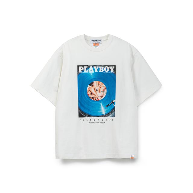 Playboy 2013マガジンカバーTシャツ-ホワイト