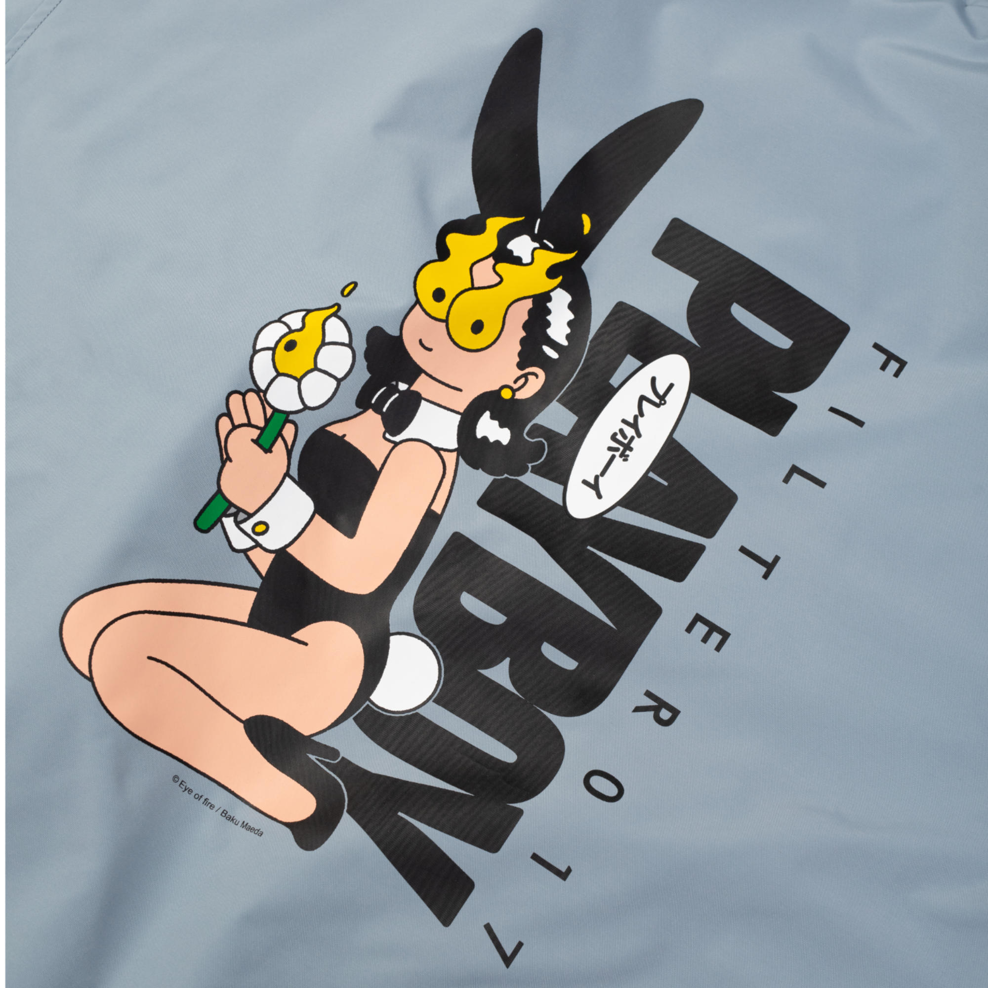 Playboy バニーガールコーチジャケット-ブルー 
