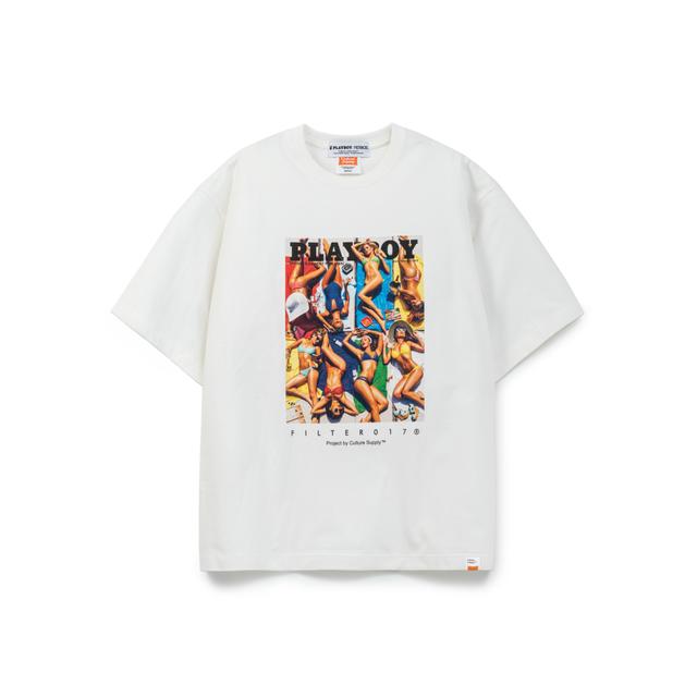 Playboy 2015マガジンカバーTシャツ-ホワイト