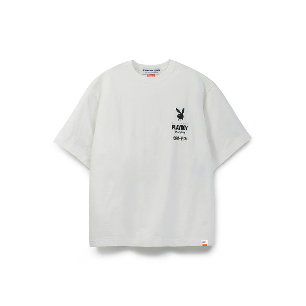 Playboy バニーガールTシャツ-ホワイト