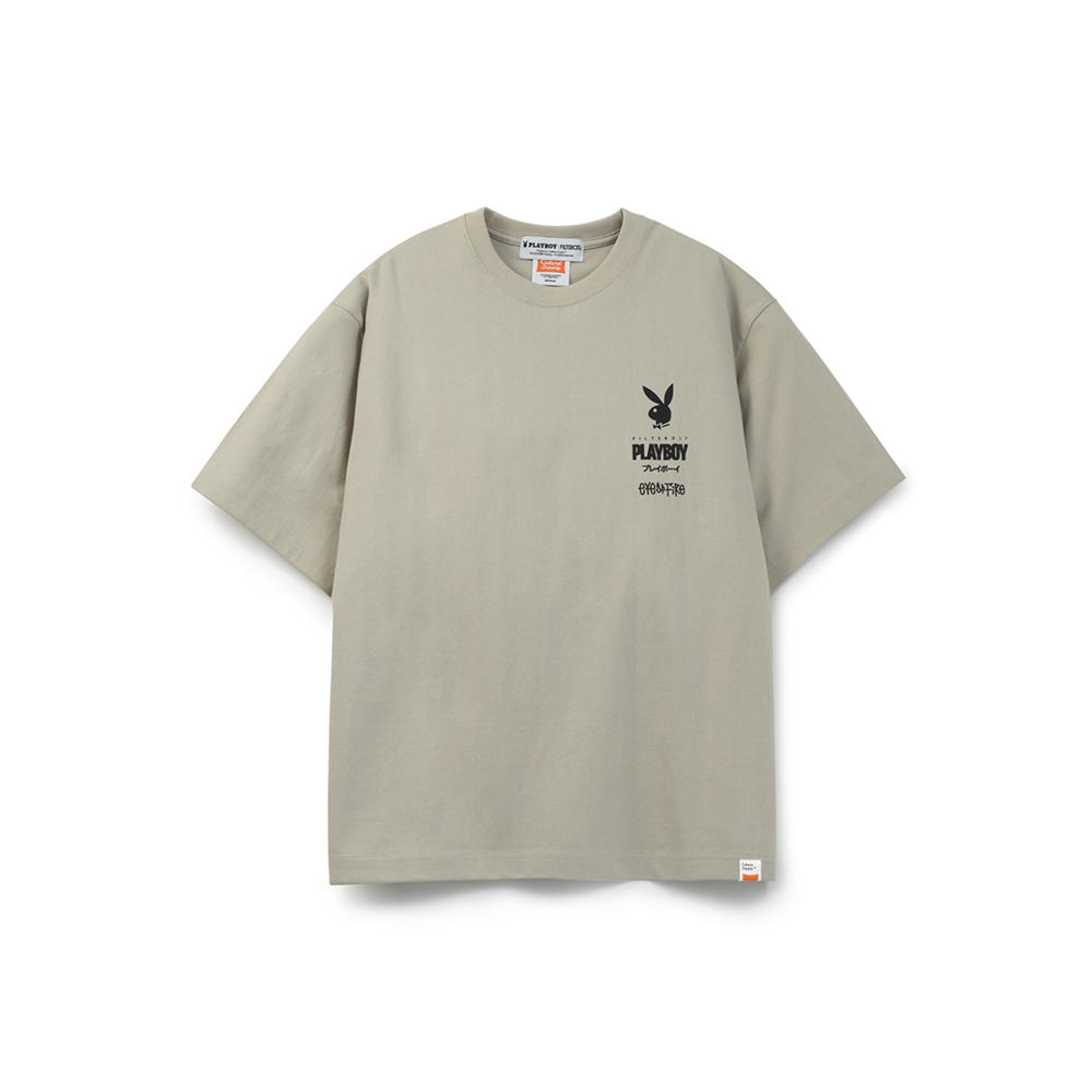 Playboy バニーガールTシャツ-アプリコット