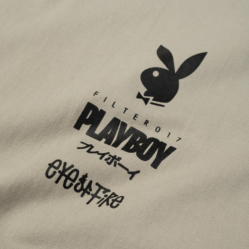 Playboy バニーガールTシャツ-アプリコット