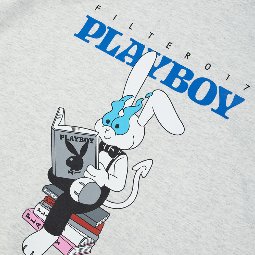 Playboy ブックラビットTシャツ-スノーホワイト