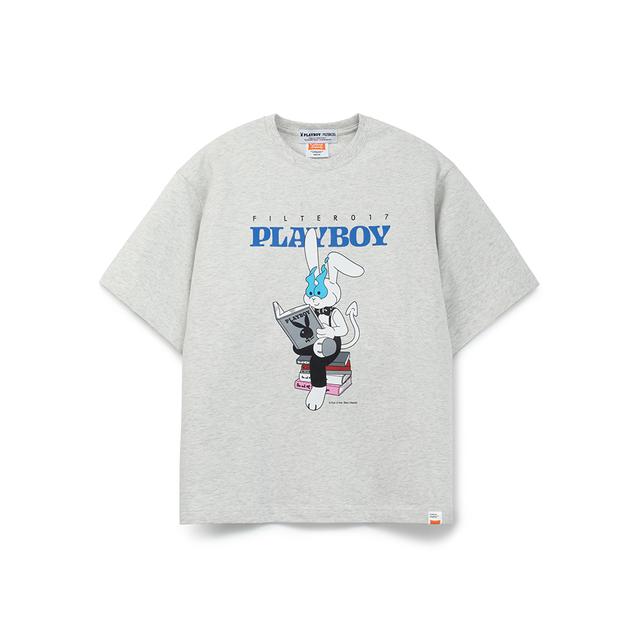 Playboy ブックラビットTシャツ-スノーホワイト