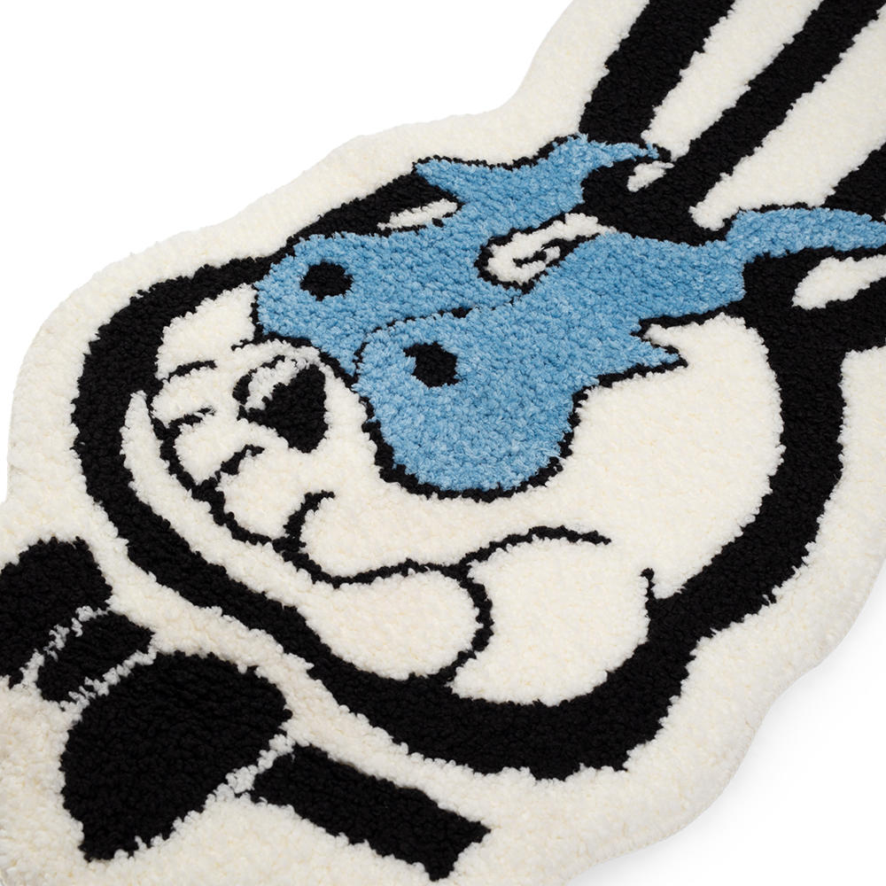 Playboy スカルラビットジャカードマット 