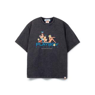 Playboy マガジンカバーTシャツ-ネイビー