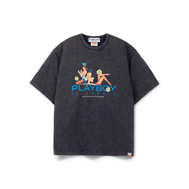 Playboy マガジンカバーTシャツ-ネイビー