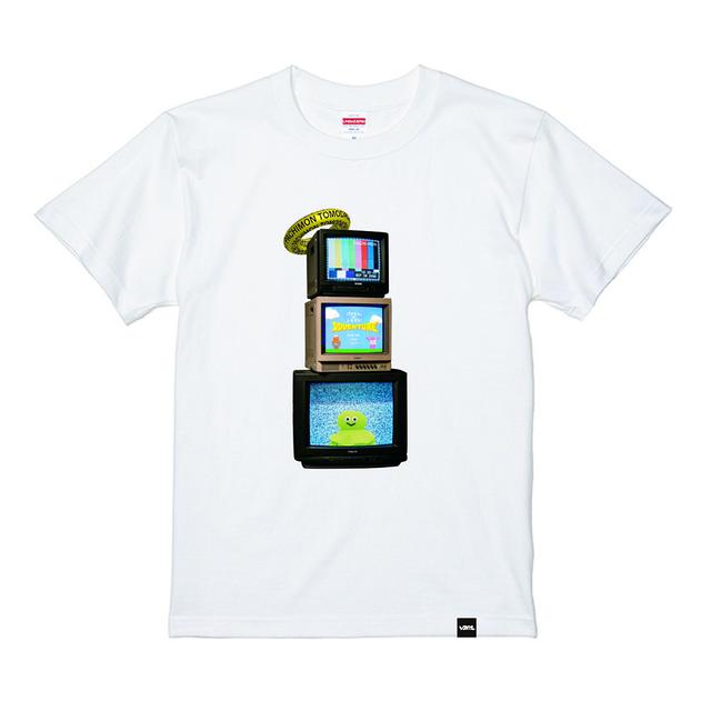 【サイズ選択可】パチもんのトモダチ！グラフィックTシャツ（ホワイト）／The TOMODACHI！