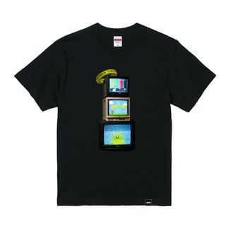 【サイズ選択可】パチもんのトモダチ！グラフィックTシャツ（ブラック）／The TOMODACHI！
