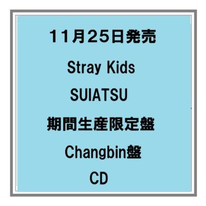 【予約・ポイント5倍】 11/25発売 Stray Kids SUIATSU 期間生産限定盤 メンバーソロ盤 CD アルバム 