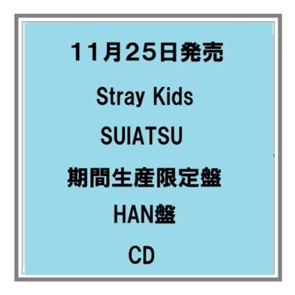 【予約・ポイント5倍】 11/25発売 Stray Kids SUIATSU 期間生産限定盤 メンバーソロ盤 CD アルバム 