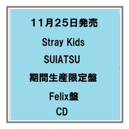 【予約・ポイント5倍】 11/25発売 Stray Kids SUIATSU 期間生産限定盤 メンバーソロ盤 CD アルバム 