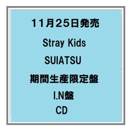 【予約・ポイント5倍】 11/25発売 Stray Kids SUIATSU 期間生産限定盤 メンバーソロ盤 CD アルバム 