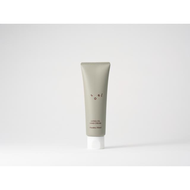 【蔦屋書店感謝祭_202609】LIVING-OIL ハンドクリーム Powdery Wood 50g