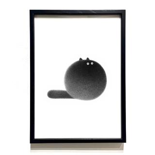 【カムウェイ・フォン：受注生産】複製画「Kitty-No3-New」※2026年10月下旬頃のお渡し予定