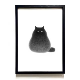 【カムウェイ・フォン：受注生産】複製画「Kitty-No101」※2026年10月下旬頃のお渡し予定