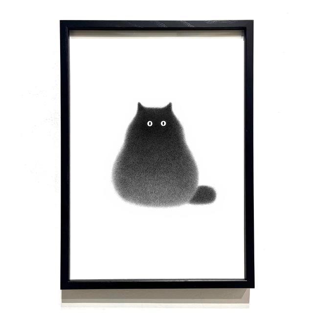 【カムウェイ・フォン：受注生産】複製画「Kitty-No101」※2026年10月下旬頃のお渡し予定